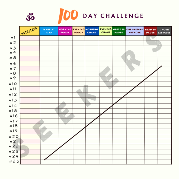 100 Day Challenge Planner - Image 4