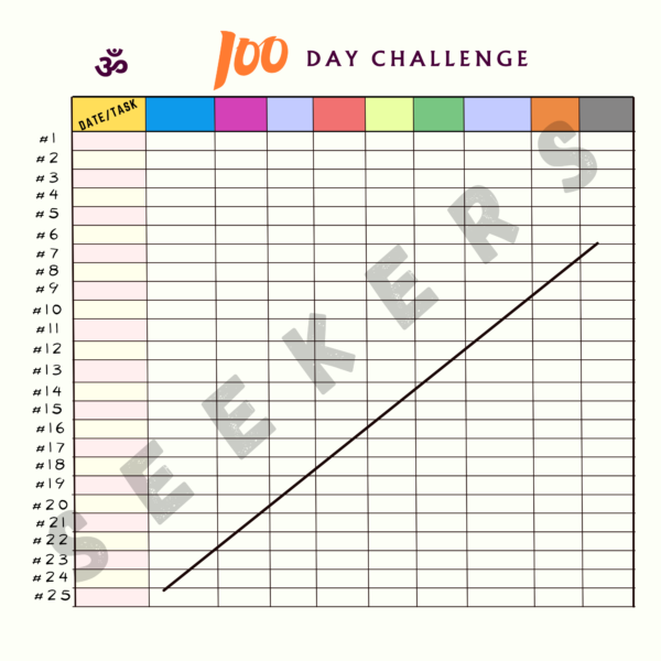 100 Day Challenge Planner - Image 5